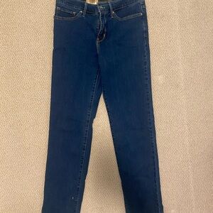Levi's Dark Blue Straight Leg Women's Jeans